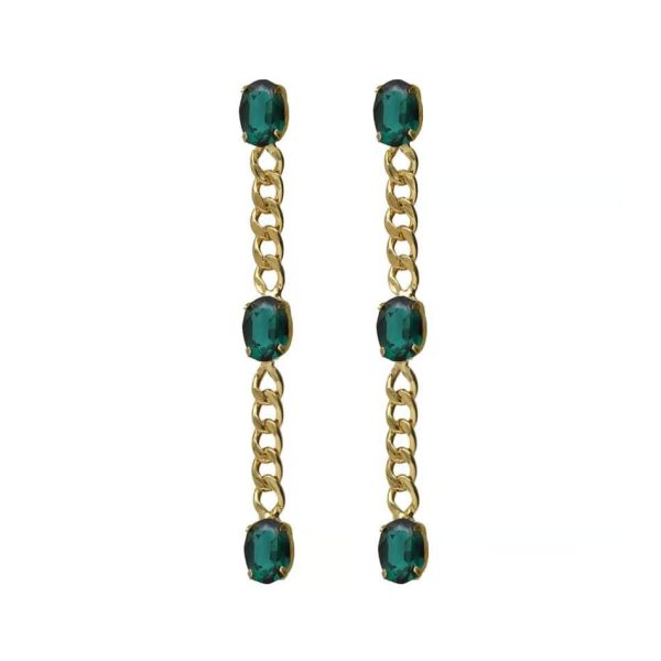 Σκουλαρίκια από ασήμι 925 με Swarovski πέτρες