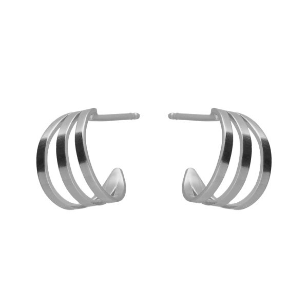 Σκουλαρίκια κρίκοι από ασήμι 925