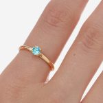 Δαχτυλίδι από ασήμι 925 με Swarovski πέτρες - Image 2