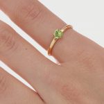 Δαχτυλίδι από ασήμι 925 με Swarovski πέτρες - Image 2