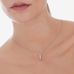 Κολιέ από ασήμι 925 με Swarovski πέτρες - Image 2
