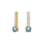 Σκουλαρίκια από ασήμι 925 με Swarovski πέτρες