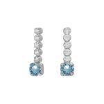Σκουλαρίκια από ασήμι 925 με Swarovski πέτρες