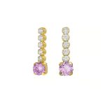 Σκουλαρίκια από ασήμι 925 με Swarovski πέτρες