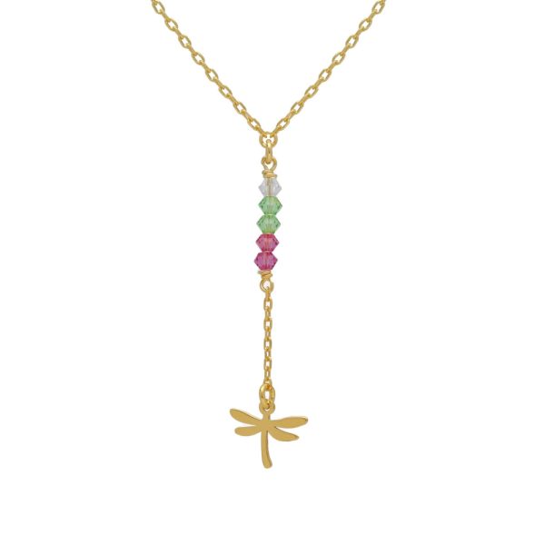 Κολιέ από ασήμι 925 με Swarovski πέτρες