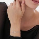 Βραχιόλι ριβιέρα από ασήμι 925 με Swarovski πέτρες - Image 2