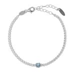 Βραχιόλι ριβιέρα από ασήμι 925 με Swarovski πέτρες