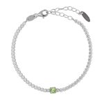 Βραχιόλι ριβιέρα από ασήμι 925 με Swarovski πέτρες