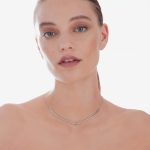 Κολιέ ριβιέρα από ασήμι 925 με Swarovski πέτρες - Image 2