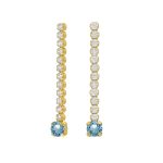 Σκουλαρίκια από ασήμι 925 με Swarovski πέτρες