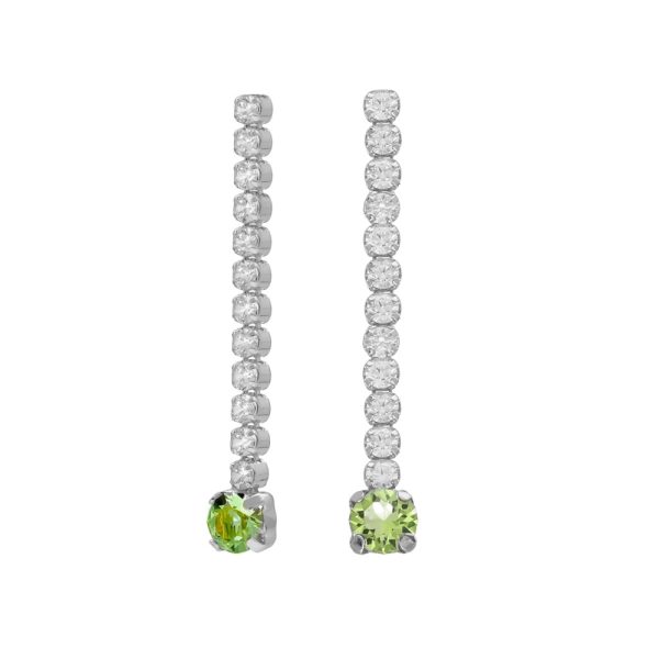 Σκουλαρίκια από ασήμι 925 με Swarovski πέτρες