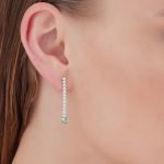Σκουλαρίκια από ασήμι 925 με Swarovski πέτρες - Image 2