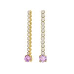 Σκουλαρίκια από ασήμι 925 με Swarovski πέτρες