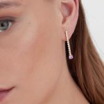 Σκουλαρίκια από ασήμι 925 με Swarovski πέτρες - Image 2