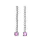 Σκουλαρίκια από ασήμι 925 με Swarovski πέτρες