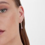 Σκουλαρίκια από ασήμι 925 με Swarovski πέτρες - Image 2