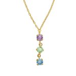Κολιέ από ασήμι 925 με Swarovski πέτρες