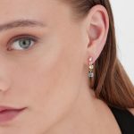 Σκουλαρίκια από ασήμι 925 με Swarovski πέτρες - Image 2