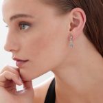 Σκουλαρίκια από ασήμι 925 με Swarovski πέτρες - Image 2