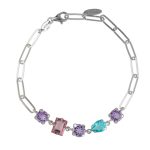Βραχιόλι από ασήμι 925 με Swarovski πέτρες