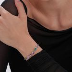 Βραχιόλι από ασήμι 925 με Swarovski πέτρες - Image 2