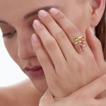 Δαχτυλίδι από ασήμι 925 με Swarovski πέτρες - Image 2