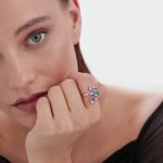 Δαχτυλίδι από ασήμι 925 με Swarovski πέτρες - Image 2