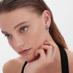 Σκουλαρίκια από ασήμι 925 με Swarovski πέτρες - Image 2