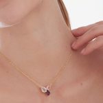 Κολιέ από ασήμι 925 με Swarovski πέτρες - Image 2