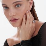 Δαχτυλίδι από ασήμι 925 με Swarovski πέτρες - Image 2