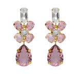 Σκουλαρίκια από ασήμι 925 με Swarovski πέτρες