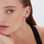 Σκουλαρίκια από ασήμι 925 με Swarovski πέτρες - Image 2
