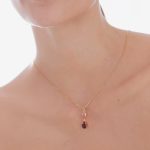 Κολιέ από ασήμι 925 με Swarovski πέτρες - Image 2