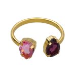 Δαχτυλίδι από ασήμι 925 με Swarovski πέτρες