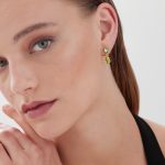 Σκουλαρίκια από ασήμι 925 με Swarovski πέτρες - Image 2