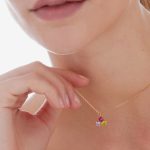 Κολιέ από ασήμι 925 με Swarovski πέτρες - Image 2