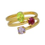Δαχτυλίδι από ασήμι 925 με Swarovski πέτρες