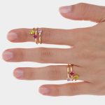 Δαχτυλίδι από ασήμι 925 με Swarovski πέτρες - Image 3