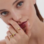 Δαχτυλίδι από ασήμι 925 με Swarovski πέτρες - Image 2