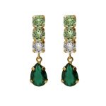 Σκουλαρίκια από ασήμι 925 με Swarovski πέτρες