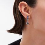 Σκουλαρίκια από ασήμι 925 με Swarovski πέτρες - Image 2