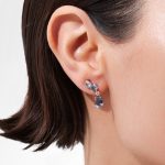 Σκουλαρίκια από ασήμι 925 με Swarovski πέτρες - Image 2