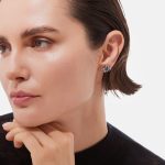 Σκουλαρίκια από ασήμι 925 με Swarovski πέτρες - Image 2