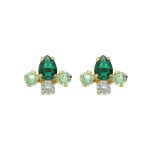 Σκουλαρίκια από ασήμι 925 με Swarovski πέτρες