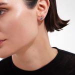 Σκουλαρίκια από ασήμι 925 με Swarovski πέτρες - Image 2