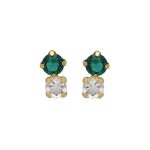 Σκουλαρίκια από ασήμι 925 με Swarovski πέτρες