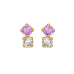 Σκουλαρίκια από ασήμι 925 με Swarovski πέτρες