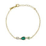 Βραχιόλι από ασήμι 925 με Swarovski πέτρες