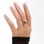 Δαχτυλίδι από ασήμι 925 με Swarovski πέτρες - Image 2