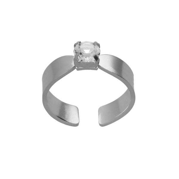 Δαχτυλίδι από ασήμι 925 με Swarovski πέτρες